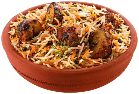 Spicy Soya Chaap Biryani